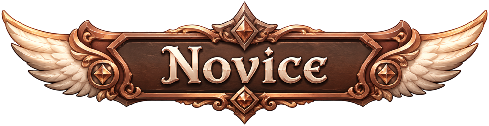 Novice title banner